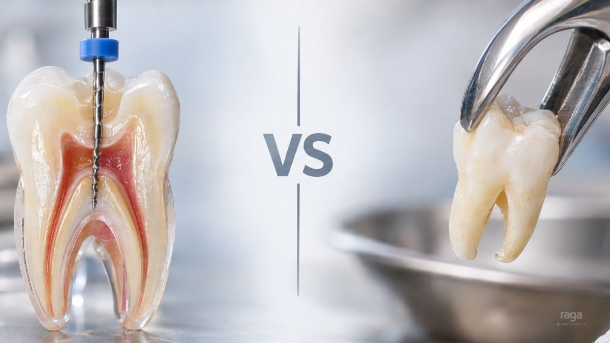 Endodoncia o extracción
